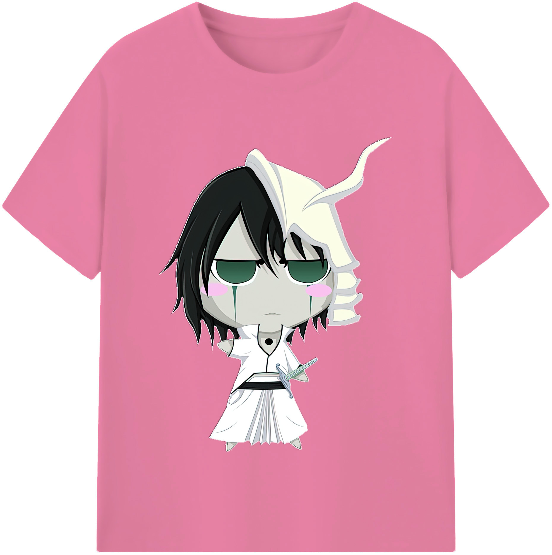 （画像用） ブリーチ ウルキオラ·シファー BLEACH Ulquiorra cifer 綿100％半袖Tシャツ（フロントプリント）